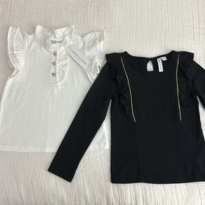 Janie and Jack Ruffle Tops